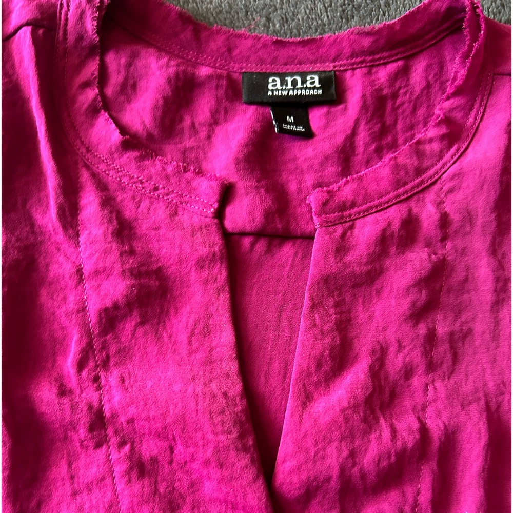 Medium silky shirt….